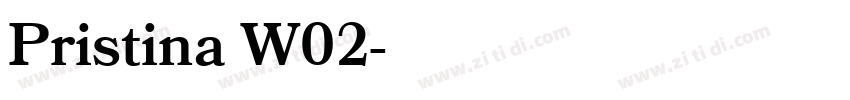 Pristina W02字体转换